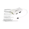 StarTech.com Travel A/V Adapter: 3-in-1 Mini DisplayPort to VGA DVI or HDMI Converter - White