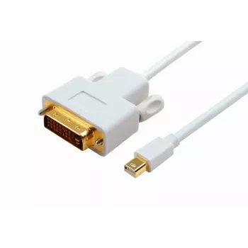 Microconnect MDPDVI1 video cable adapter 1 m Mini DisplayPort DVI-D White
