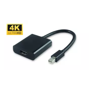 Microconnect MDPHDMI6B video cable adapter 0.2 m Mini DisplayPort HDMI Black