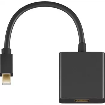 Microconnect MDPHDMIB video cable adapter 0.15 m Mini DisplayPort HDMI Type A (Standard) Black