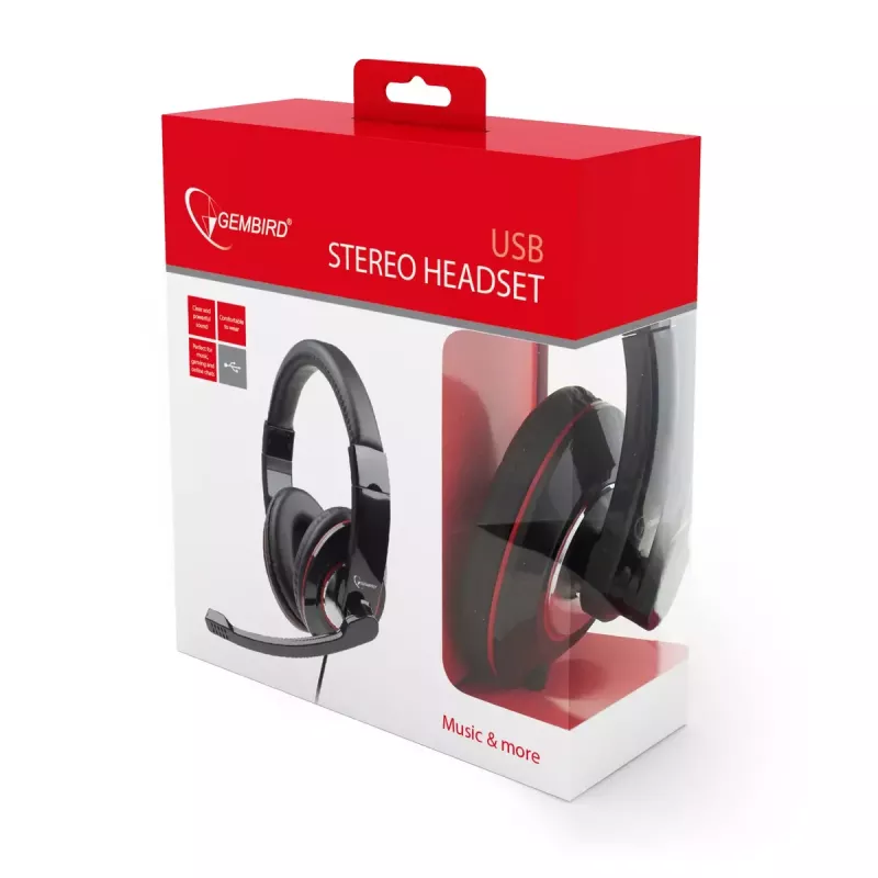 Headphones Gembird MHS-U-001 USB headphones Wired
