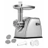 Electric meat grinder MPM MMM-07M, 300W, stainless steel, 3 plates, 220–240V