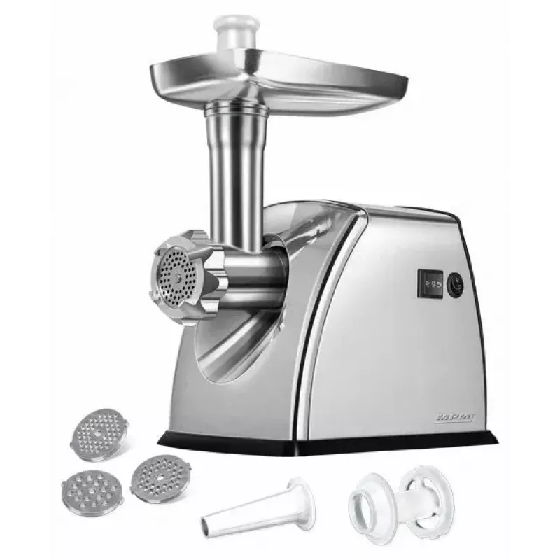 Electric meat grinder MPM MMM-07M, 300W, stainless steel, 3 plates, 220–240V
