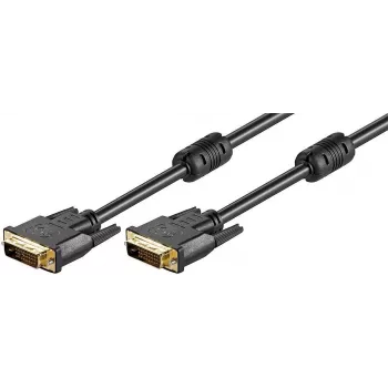 Microconnect MONCC2F DVI cable 2 m DVI-D Black