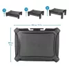StarTech.com Monitor Riser - Drawer - Height Adjustable, Freestanding, 10 kg, 33 cm (13 inch), 81.3 cm (32 inch), Height adjustment, Black