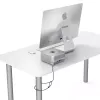 Compulocks Mac Studio Ledge Lock Adapter Keyed Cable Lock Silver