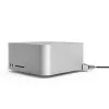 Compulocks Mac Studio Ledge Lock Adapter Keyed Cable Lock Silver