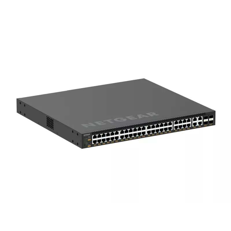 NETGEAR M4350-44M4X4V Managed L3 2.5G Ethernet (100/1000/2500) Power over Ethernet (PoE) 1U Black