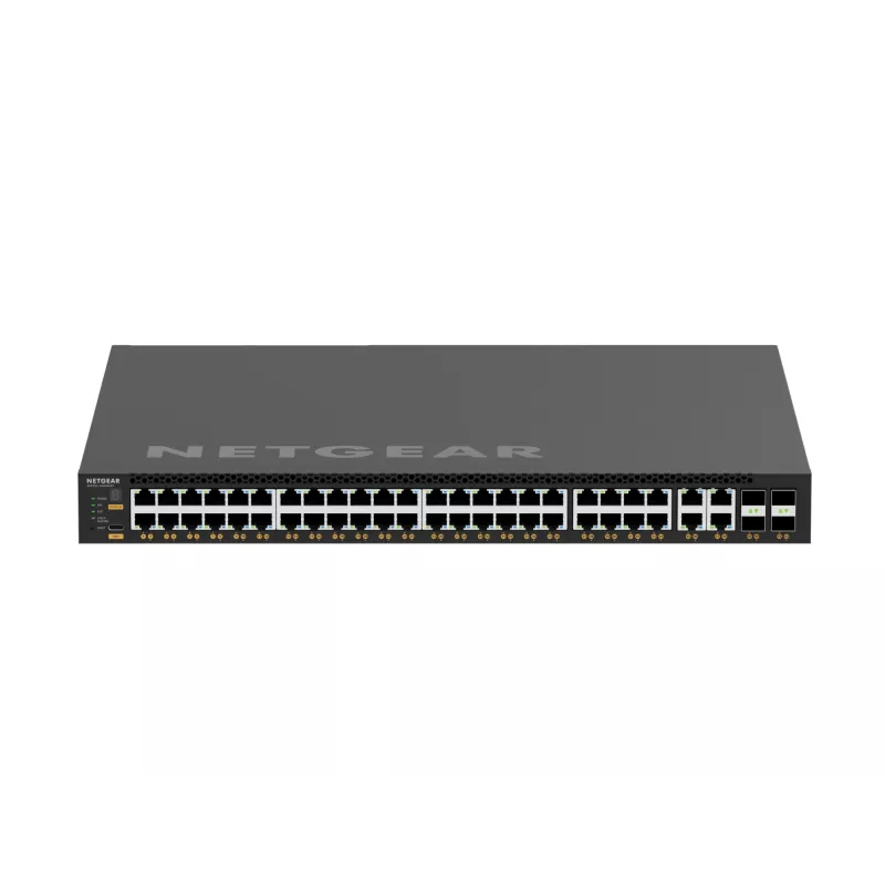 NETGEAR M4350-44M4X4V Managed L3 2.5G Ethernet (100/1000/2500) Power over Ethernet (PoE) 1U Black