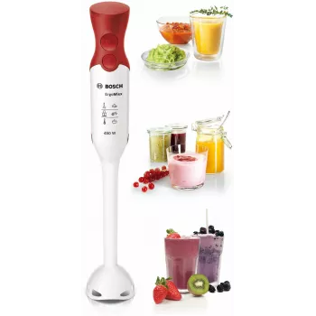 Bosch MSM64010 blender Immersion blender 450 W Red, White
