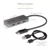 StarTech.com 3-Port MST Hub - DisplayPort to 3x HDMI, Triple 4K 60Hz Monitors, DP 1.4 Multi-Monitor Video Adapter, 1ft (30cm) Built-in Cable, USB Powered, Windows Only