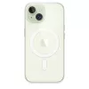 Protective Cover Case for iPhone 15 by Apple, MagSafe, Transparent, PC, for 6.1 inch