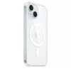 Protective Cover Case for iPhone 15 by Apple, MagSafe, Transparent, PC, for 6.1 inch
