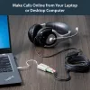 StarTech.com White headset adapter for headsets with separate headphone / microphone plugs - 3.5mm 4 position to 2x 3 position 3.5mm M/F