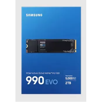 SSD drive Samsung 990 EVO 2000 GB M.2 2280 NVMe MZ-V9E2T0BW