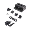 StarTech.com M.2 NVMe to 2.5/3.5 inch SATA Drive Duplicator, Dual Bay Standalone SSD Cloner/Drive Dock, Bidirectional NVMe to SATA / SATA to NVMe, Up to 27GBpm, TAA