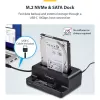 StarTech.com M.2 NVMe to 2.5/3.5 inch SATA Drive Duplicator, Dual Bay Standalone SSD Cloner/Drive Dock, Bidirectional NVMe to SATA / SATA to NVMe, Up to 27GBpm, TAA