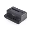 StarTech.com M.2 NVMe to 2.5/3.5 inch SATA Drive Duplicator, Dual Bay Standalone SSD Cloner/Drive Dock, Bidirectional NVMe to SATA / SATA to NVMe, Up to 27GBpm, TAA