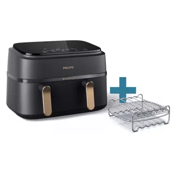 Hot air fryer Philips 3000 series NA352/04 9L 2750W Double Basket