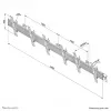 Neomounts NMPRO-WMB3 Menuboard wall mount 32-55 inch - tiltable