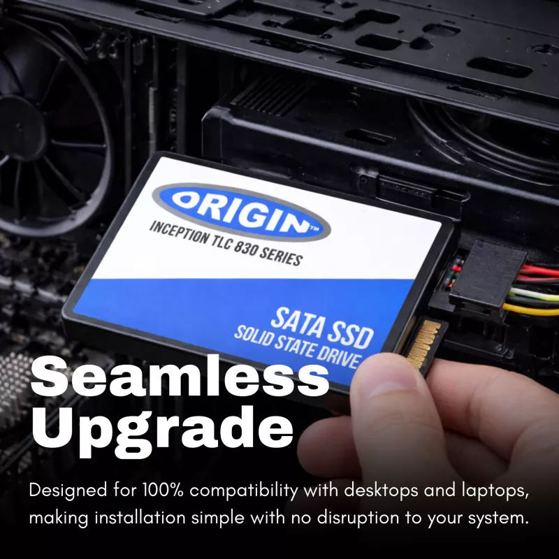 Origin Storage Inception SSD 1TB 2.5in SATA 3D TLC, 1 TB, 2.5 inch, 550 MB/s, 6 Gbit/s