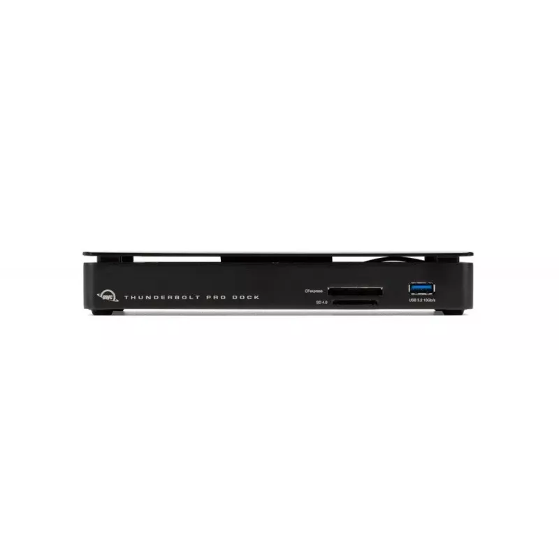 OWC Thunderbolt Pro Dock Wired Thunderbolt 3 Black 85W Power Delivery 40 Gbit/s
