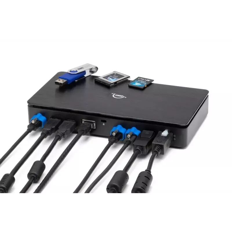 OWC Thunderbolt Pro Dock Wired Thunderbolt 3 Black 85W Power Delivery 40 Gbit/s