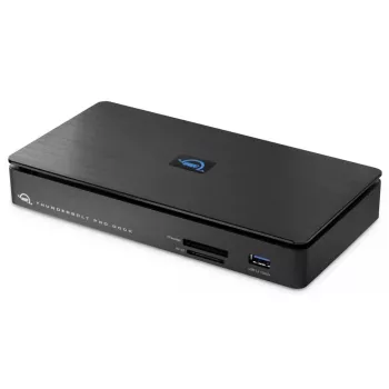 OWC Thunderbolt Pro Dock Wired Thunderbolt 3 Black 85W Power Delivery 40 Gbit/s