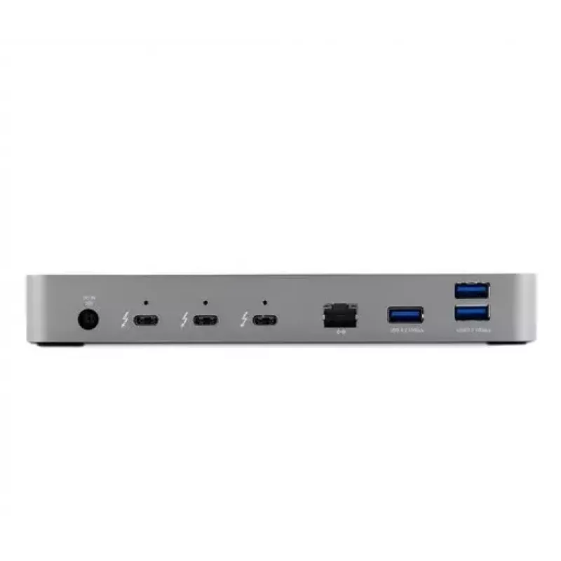 OWC Thunderbolt 4 Wired Dock Black Grey 3.5mm Ethernet 1000 Mbit/s