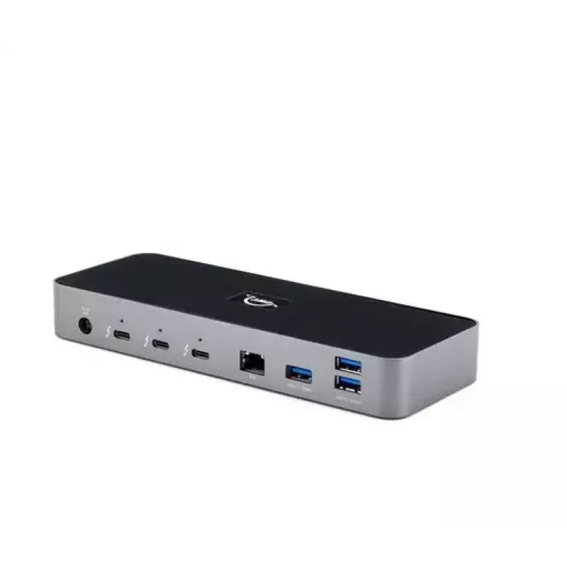 OWC Thunderbolt 4 Wired Dock Black Grey 3.5mm Ethernet 1000 Mbit/s