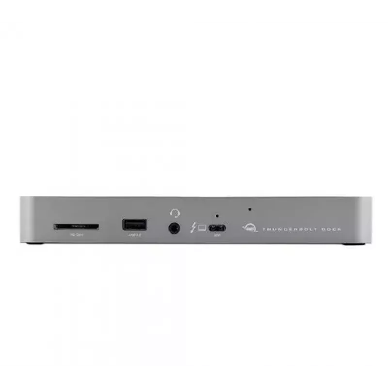 OWC Thunderbolt 4 Wired Dock Black Grey 3.5mm Ethernet 1000 Mbit/s