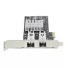 StarTech.com 2-Port GbE SFP Network Card, PCIe 2.0 x1, Intel I350-AM2 2x 1GbE Controller, 1000BASE Copper/Fiber Optic, Dual-Port Gigabit Ethernet NIC, Desktop/Server Backplanes - Windows and Linux Compatible