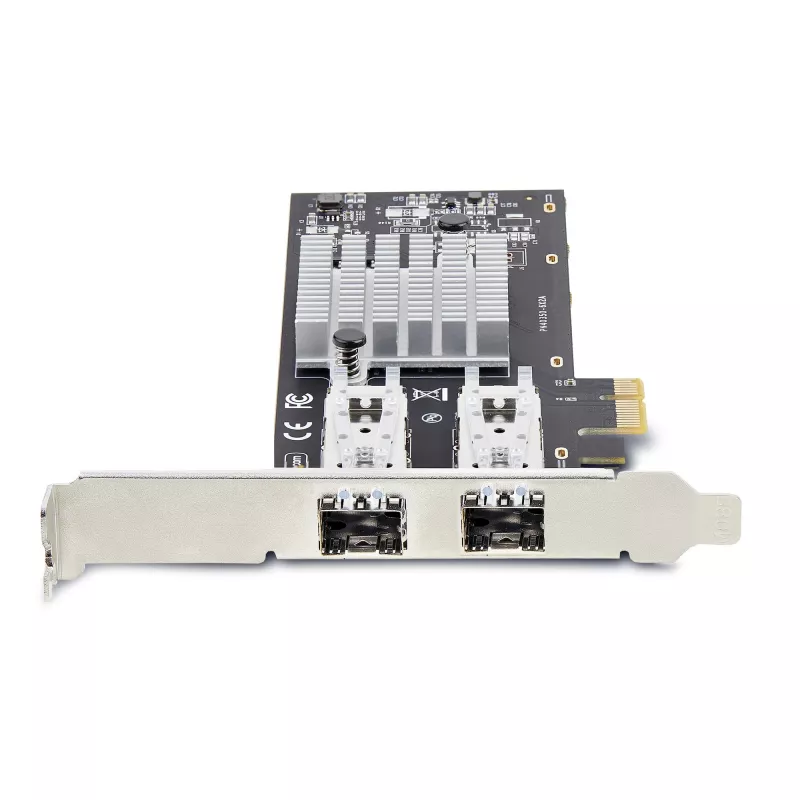 StarTech.com 2-Port GbE SFP Network Card, PCIe 2.0 x1, Intel I350-AM2 2x 1GbE Controller, 1000BASE Copper/Fiber Optic, Dual-Port Gigabit Ethernet NIC, Desktop/Server Backplanes - Windows and Linux Compatible