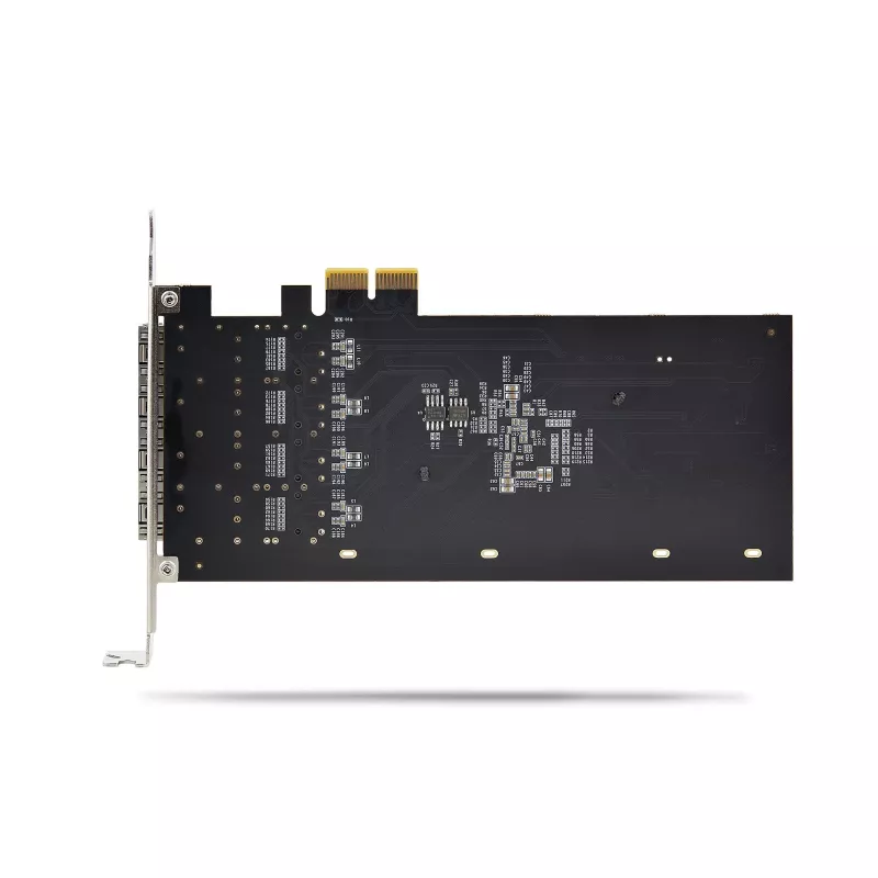 StarTech.com 4-Port GbE SFP Network Card, PCIe 2.0 x2 (x4, x8, x16 Compatible), Intel I350-AM4 4x 1GbE Controller, 1000BASE Copper/Fiber Optic, Desktop/Server Quad-Port Gigabit Ethernet NIC - Windows & Linux