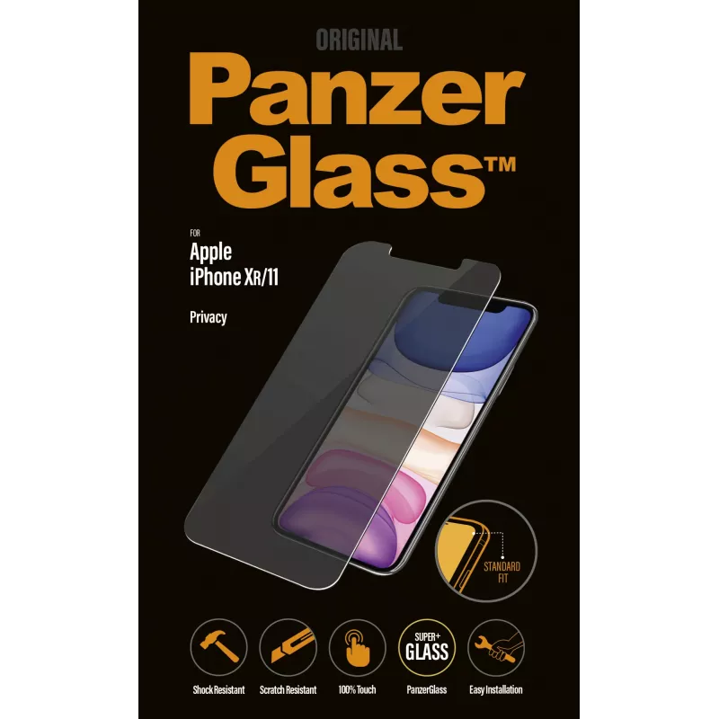 PanzerGlass ® Privacy Screen Protector iPhone 11 | XR | Standard Fit