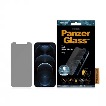 Screen protector PanzerGlass for Apple iPhone 12 Pro Max, tempered glass + PET, privacy filter, 6.7 inch