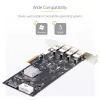StarTech.com 4-Port USB PCIe Card, USB 3.2 5Gbps, PCI Express Expansion Card with 4x Independent USB Controllers, 4x USB-A Ports, Windows/macOS/Linux