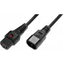 Microconnect PC1021 power cable Black 2 m C13 coupler C14 coupler
