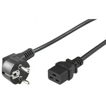 Microconnect PE07719005 power cable Black 0.5 m CEE7/7 C19 coupler