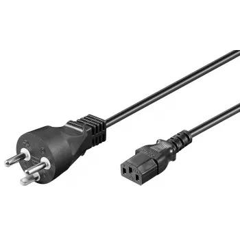 Microconnect PE120418R power cable Black 1.8 m Power plug type K C13 coupler