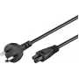 Microconnect PE120830 power cable Black 3 m Power plug type K C5 coupler