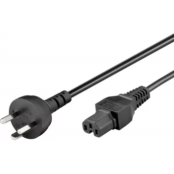 Microconnect PE130418 power cable Black 1.8 m C15 coupler