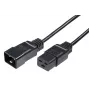 Microconnect PE141510 power cable Black 1 m C20 coupler C19 coupler