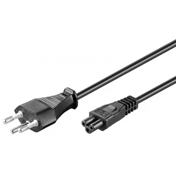 Microconnect PE160818 power cable Black 1.8 m Power plug type J C5 coupler
