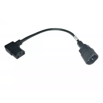 Microconnect PEA1416 power cable Black 0.3 m C13 coupler C14 coupler