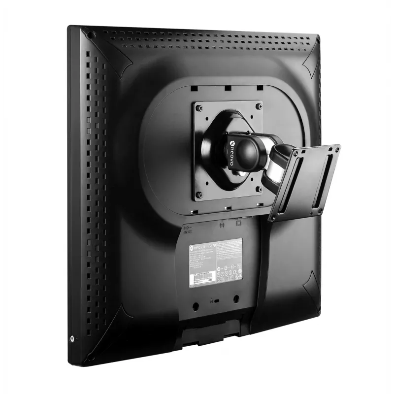 Monitor wall/desk mount AG Neovo PMK-01 for 15 inch–32 inch screens, VESA 75x75–100x100, max load 14 kg, tilt ±90°, swivel 180° (Black)