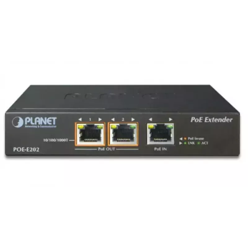 Network transmitter & receiver PLANET POE-E202