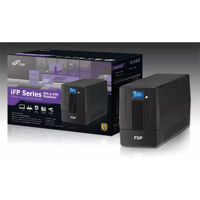 FSP iFP 800 uninterruptible power supply (UPS) Line-Interactive 0.8 kVA 480 W 2 AC outlet(s)