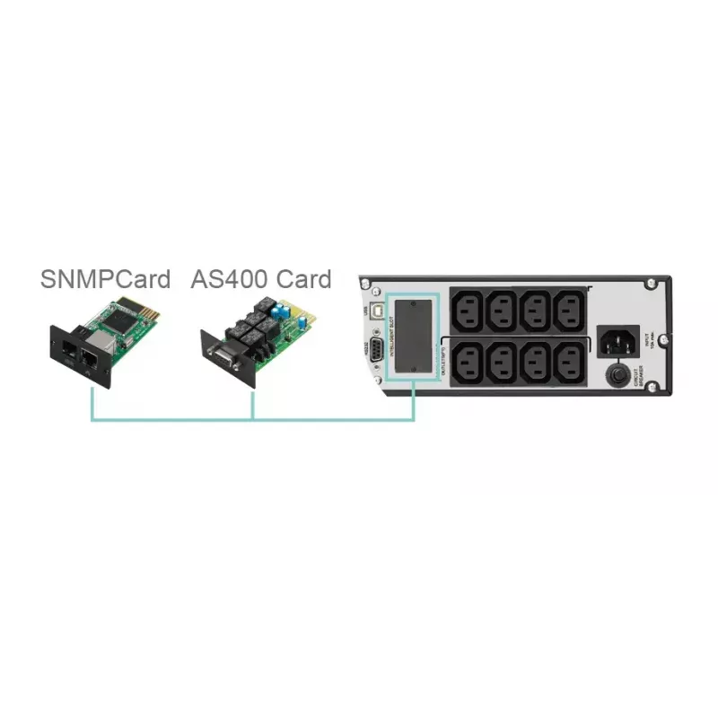 FSP Eufo 1.1k uninterruptible power supply (UPS) Line-Interactive 1.1 kVA 990 W 8 AC outlet(s)