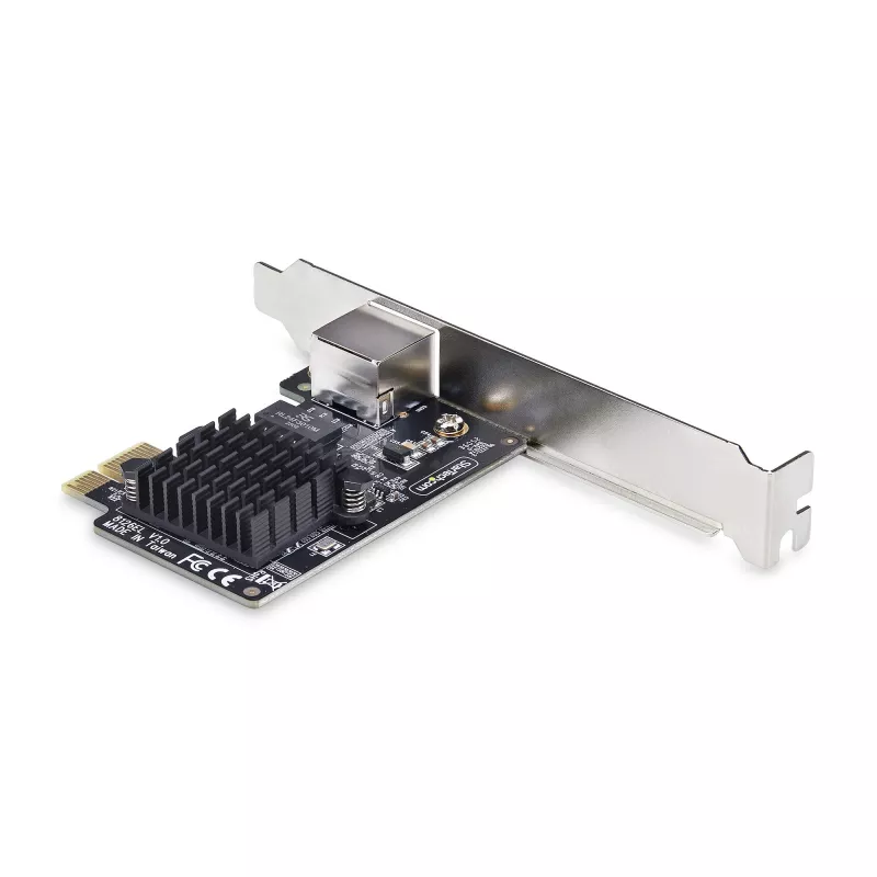 StarTech.com 1-Port 5G Gigabit PCIe Network Adapter Card, 5G/2.5G/1G/100M/10M PCI Express LAN Card, Realtek RTL8126, Windows and Linux, TAA Compliant